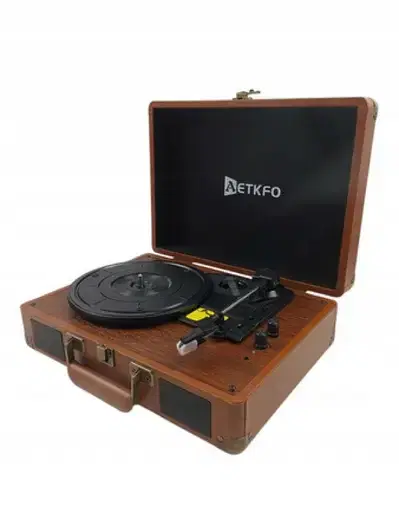 AETKFO C210 Bluetooth turntable 33/45/78 rpm. with USB and RCA