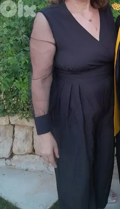 black jumpsuit