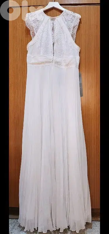 Asos Design engagement white maxi  dress size xl 46