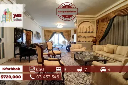 Kfarhbab 650m2 | Spacious Duplex | Super Luxury | Open View | YV/EH |