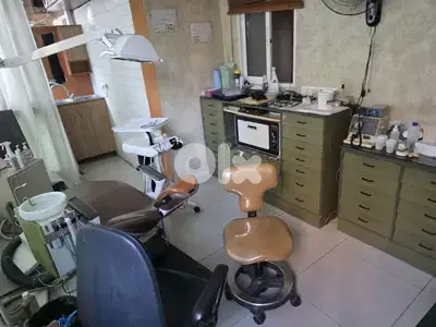 dental chair/operatory setup ready for immediate use