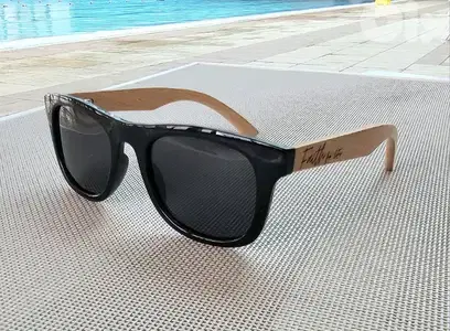 FAITH BRAND 5 till 12yrs Polarized anti UV, wooden Sunglasses for kids