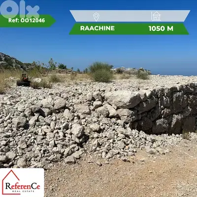 Land in Raashine for sale أرض للبيع في رعشين