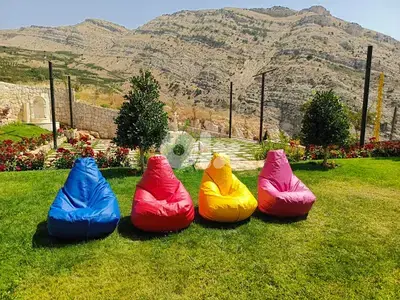 بوف جلد كل الالوان. pouf all colors