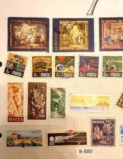 Malta since 1950's xv19 stamps Lot# B-880