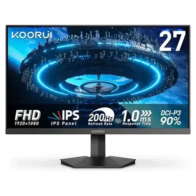 kooriu 27” fast ips 200hz fhd hdr400 gaming monior