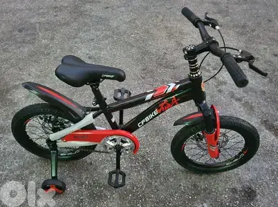 kids bike size 16" disc brakes front suspension (brand new)