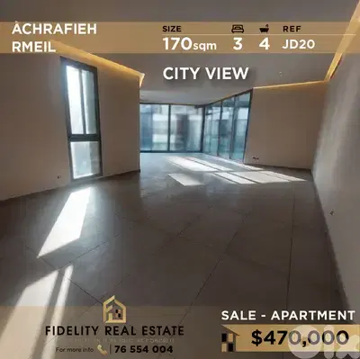 Apartment for sale in Achrafieh JD20 شقة  للبيع في منطقة الأشرفية