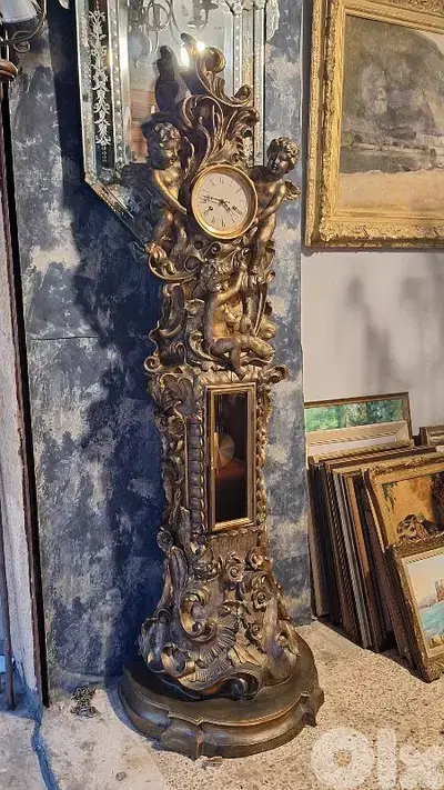 antique grandfather clock