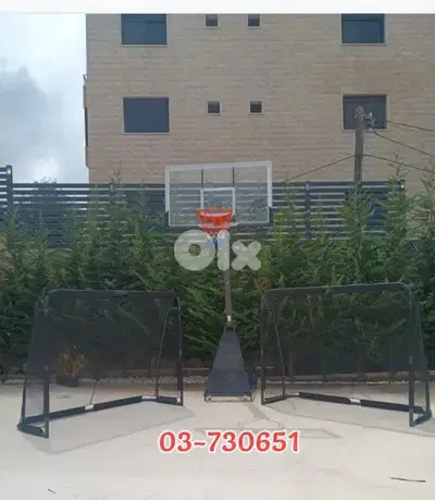 only 880$ 3items basketball hoop Backboard 150x90cm + 2 mini football