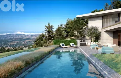 Villa for sale in Faqra/ Under construction/ Pool/ Garden/ Terrace