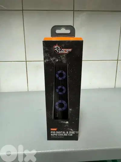 Porodo gaming ps5 digital & disc Rapid cooling fan 3 speed levels pdx6
