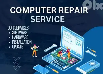 repairs laptops and mobile