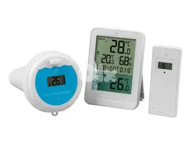 auriol radio controlled temerature station with pool sensor
