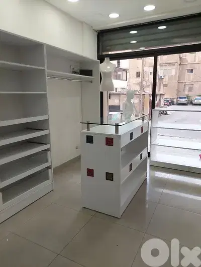 ديكور محل (خشب ابيض) Decor shop