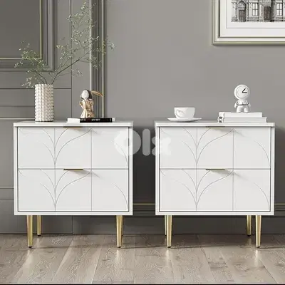 Sideboard Bedside Table with Two Drawers
