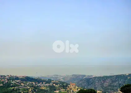 1020 SQM Land in Chouaiyya, Metn Overlooking the Mountains and the Oce