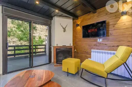 RWK439GZ - Duplex Chalet With Terrace For Sale in Mzaar Kfardebian