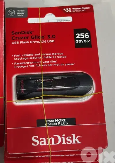 Sandisk Cruzer Glide 3.0 flash drive 256gb Amazing & good offer