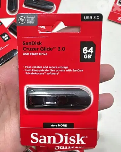 Sandisk Cruzer Glide 3.0 flash drive 64gb Original & Best offer