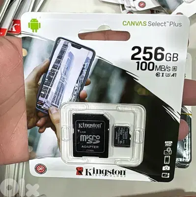 Kingston memory card with adapter 256gb 100mb/s Great & Last offer