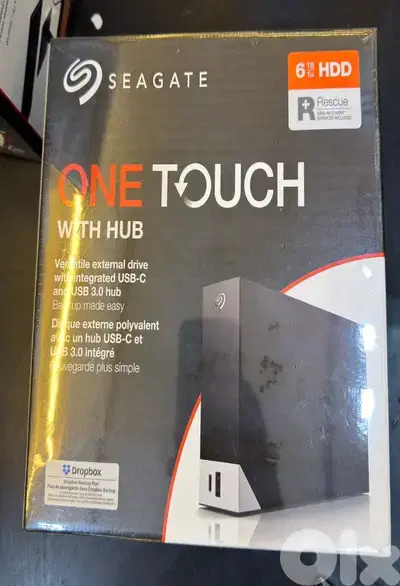Seagate One touch hub 6tb external hard drive Amazing & good offer