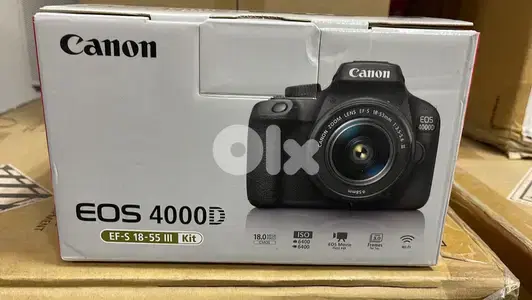 Canon Camera EOS 4000D EF-S 18-55 III Kit Original & Best offer