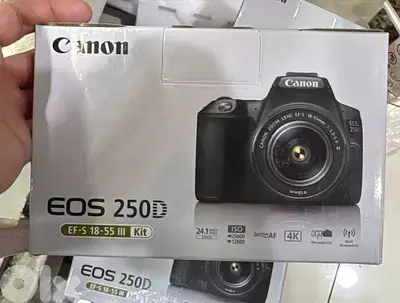 Canon Camera EOS 250D EF-S 18-55 III  IS STM Kit