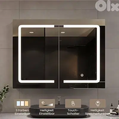 bathroom mirrors anti-fag plus 3 types of color light  71110097