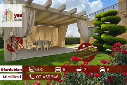 Kfardebian 600m2 | 1000m2 Land | Furnished Villa | Solar System |DA/AA Kfardebian 600m2 | 1000m2 Land | Furnished Villa | Solar System |DA/AA