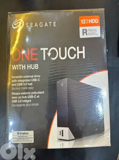 Seagate One touch hub 12tb external hard drive
