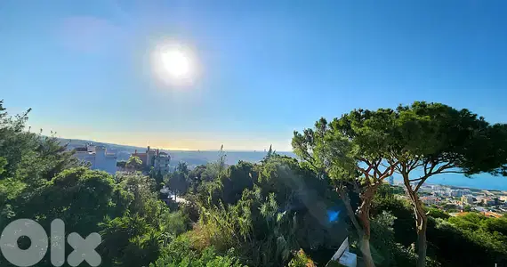 Land for sale in Rabieh/ Panoramic view
