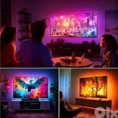 led background light for tv and screens