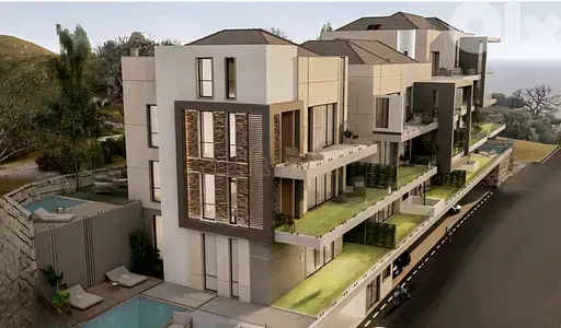 Apartment for sale in Bikfaya/ Duplex/ Under construction/ Garden