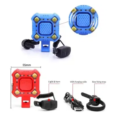 Bike light with horn