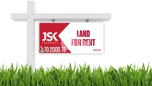 L19130 - Exclusive! A 890 SQM Land For Rent on Nahr El Mot Highway