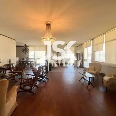L19145 -Bright & Spacious Apartment with Terrace For Sale in Achrafieh