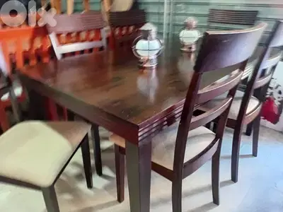 طاةلي ٦كراسي شبه جديد