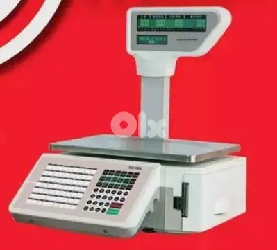عدد ٣ scale barcode printing 30kg network+usb English & Arabic