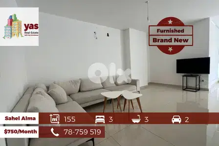 Sahel Alma 155m2 | Furnished Apartment | Rent | New | EH/IV