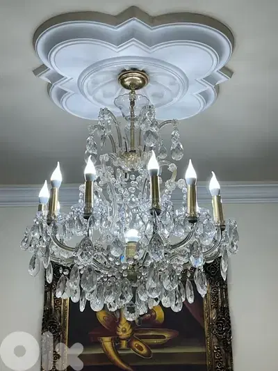 Pair of original Marie Thérèse chandeliers in excellent, like-new