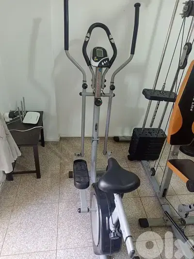 Elliptical Bike Cardio Machine Geo Gym Equipment معدات رياضية متنوعة