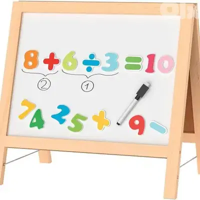Playtive 2 in 1 Wooden Table Board 24 Pcs - طاولة ألعاب خشبية تعليمية