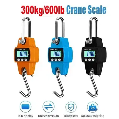 New Portable Digital scale 300kg high quality stainless steel hook