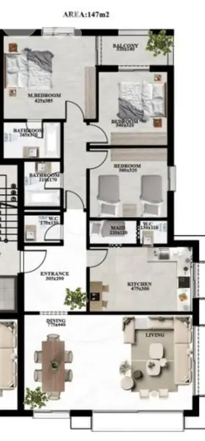 Luxurious Apartment for Sale in Hazmieh.