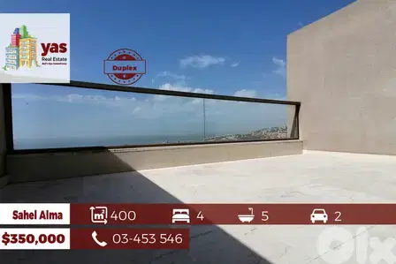 Sahel Alma 400m2 | New Duplex | Luxury | Panoramic View | IV