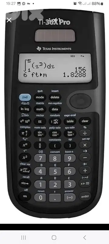 Calculator texas instuments TI-36X pro (( lebanon))