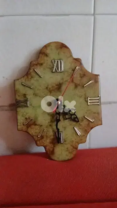 ساعه رخام اسبانيه انتيك ماشيه تمام