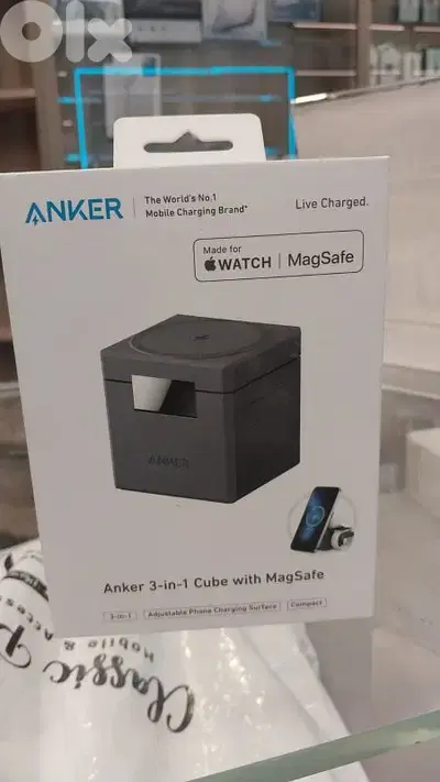 Anker 3 in 1 cube with magsafe seires