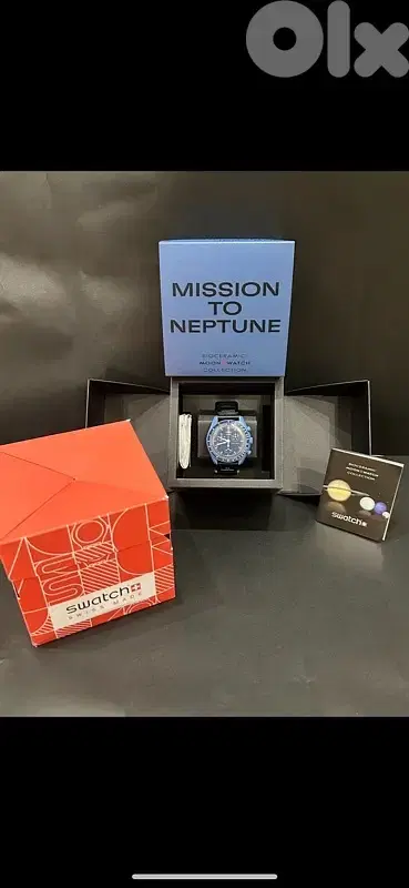 Swatch x Omega Bioceramic Moonswatch Mission to neptune